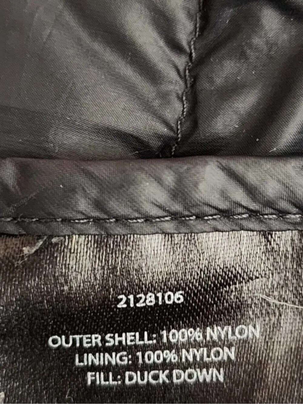 Paradox Black Duck Down Fill Full Zip Hooded Quilted Puffer Jacket
